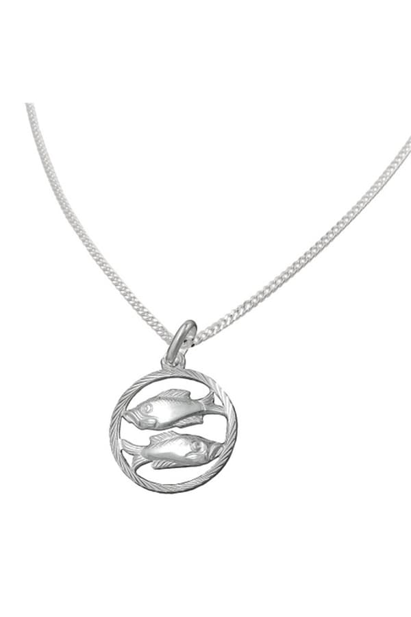 Set Zodiac Pisces + Chain Silver 925 - GL94103-45