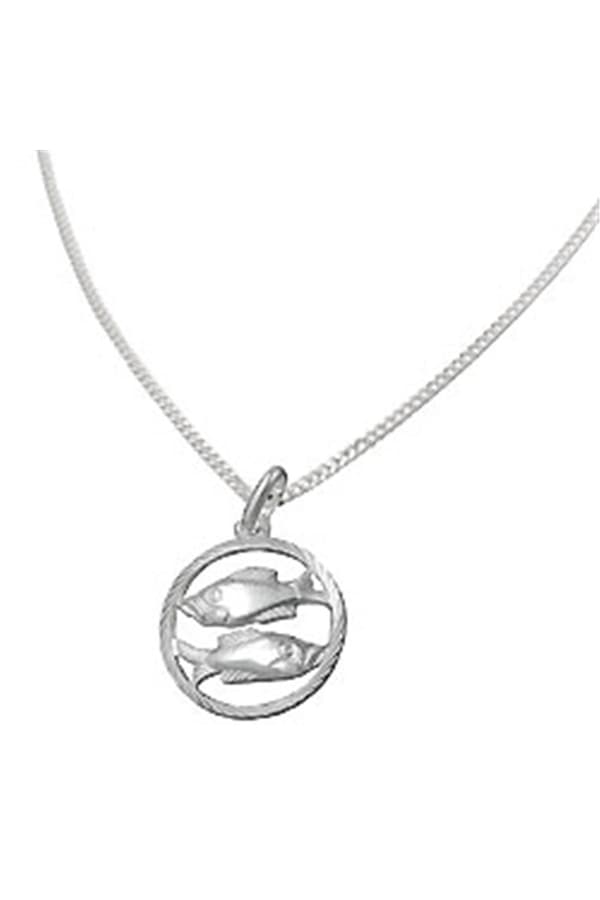 Set Zodiac Pisces + Chain Silver 925 - GL94103-45