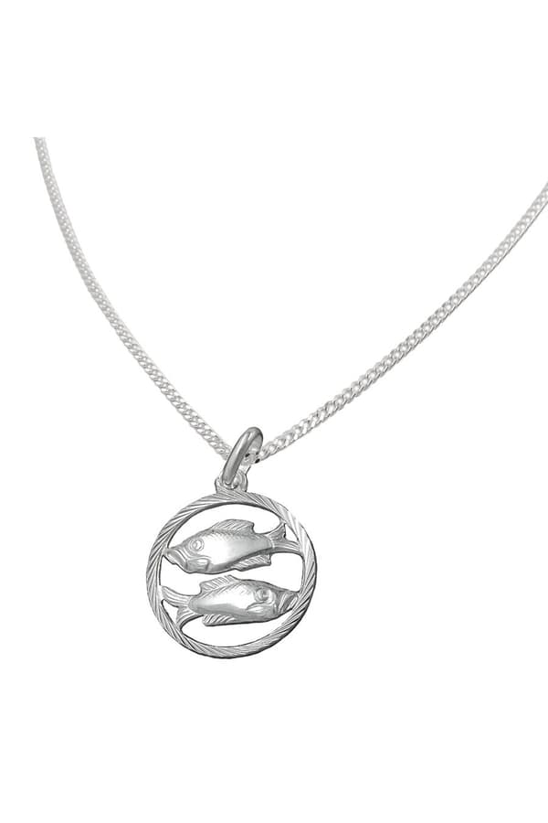 Set Zodiac Pisces + Chain Silver 925 - GL94103-45