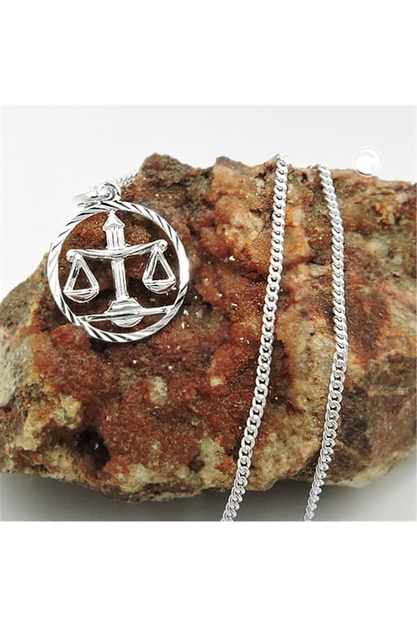 Set Zodiac Libra + Chain Silver 925 - GL94110-45