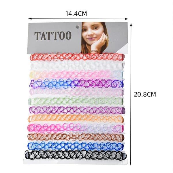 12-pack Choker Necklace / Halsband - One size
