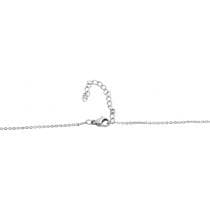 Silver Halsband i Rostfritt Stål - Enkelt & Stilrent Kors