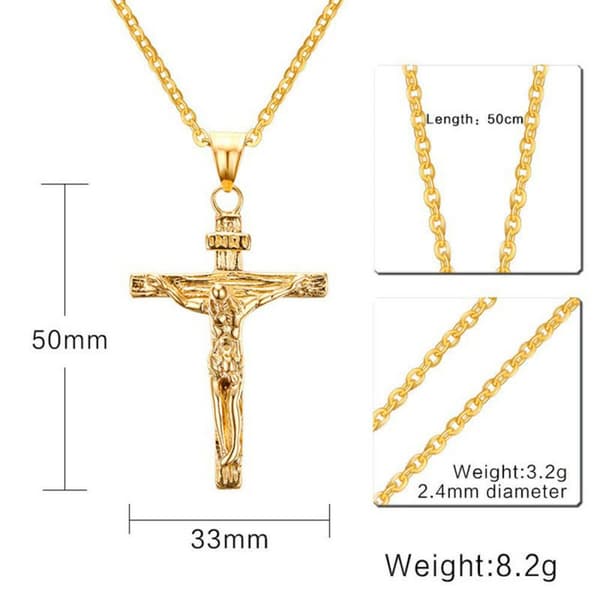 Stilsäkert Bekvämt Kors Halsband