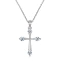 Miniatyrbild 2 av 4: Elegant Halsband med Kors (Guld/Silver)