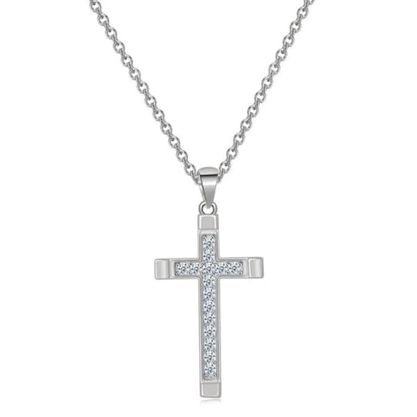 Stilsäkert Halsband med Kors (Guld eller Silver)