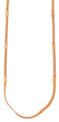 Miniatyrbild 1 av 3: Tunt Rosé Guld Halsband i Rostfritt Stål - Platt Ormlänk / Kedja