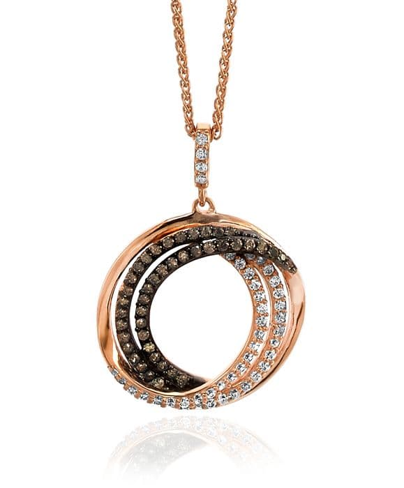 ORPHELIA-hänge för kvinnor i 925 Sterling Silver Rosegold-ZH-7055