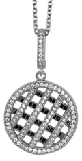 Miniatyrbild 1 av 3: Pendentiv - Zirkonium - Vit/Orm - Kedja 42 + 3 cm - Mixat - Vuxen