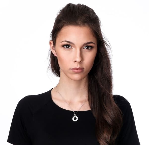 ORPHELIA-Hänge Halsband för kvinnor i 925 Sterling Silver Silver-ZH-7075