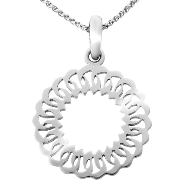 ORPHELIA-Hänge Halsband för kvinnor i 925 Sterling Silver Silver-ZH-7075