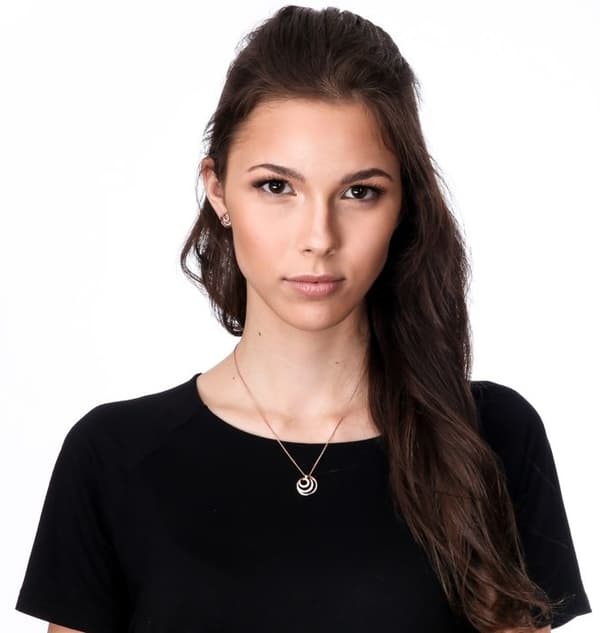 ORPHELIA-Hänge Halsband för kvinnor i 925 Sterling Silver Silver-ZH-7084