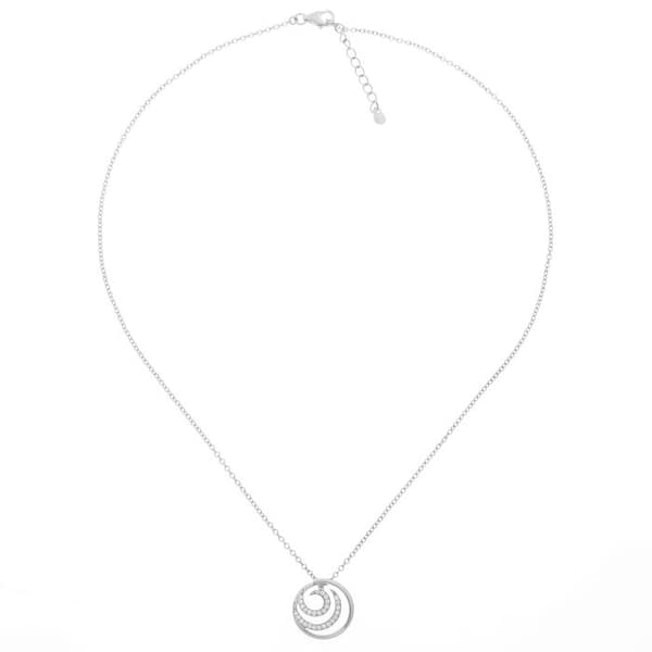 ORPHELIA-Hänge Halsband för kvinnor i 925 Sterling Silver Silver-ZH-7084