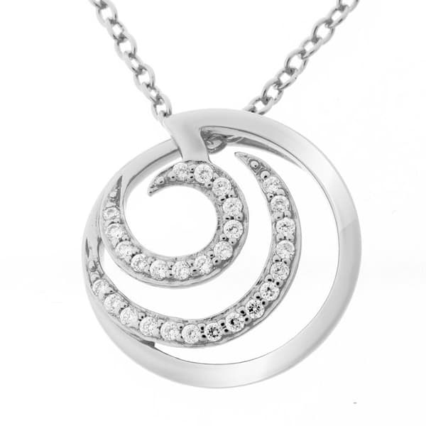 ORPHELIA-Hänge Halsband för kvinnor i 925 Sterling Silver Silver-ZH-7084