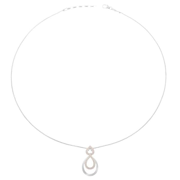 ORPHELIA-Hänge Halsband för kvinnor i 925 Sterling Silver Silver-ZH-7092