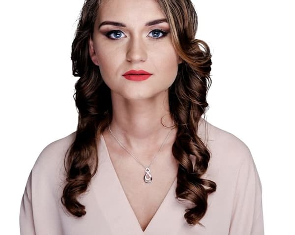 ORPHELIA-Hänge Halsband för kvinnor i 925 Sterling Silver Silver-ZH-7092