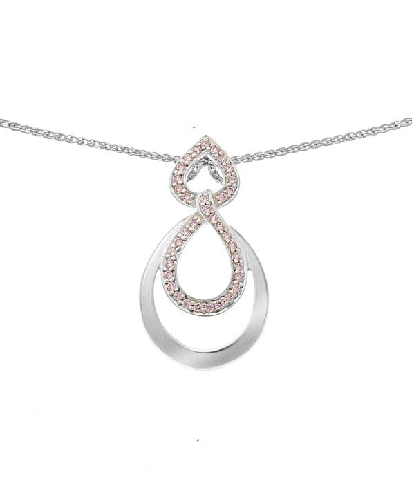 ORPHELIA-Hänge Halsband för kvinnor i 925 Sterling Silver Silver-ZH-7092
