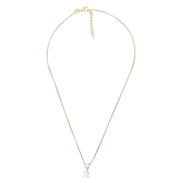 ORPHELIA-Halsband med hänge för kvinnor i 925 sterlingsilver Guld-ZH-7128-G