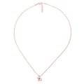 Miniatyrbild 2 av 3: ORPHELIA-Rosegold 925 Sterling Silver Damhänge Halsband-ZH-7083