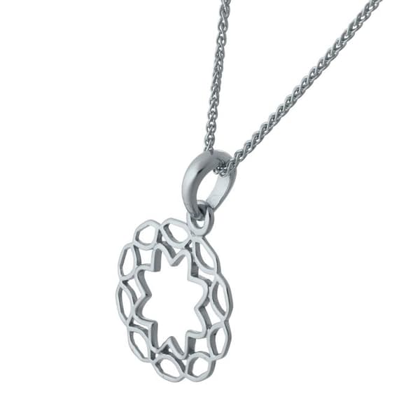 ORPHELIA-Hänge Halsband för kvinnor i 925 Sterling Silver Silver-ZH-7076