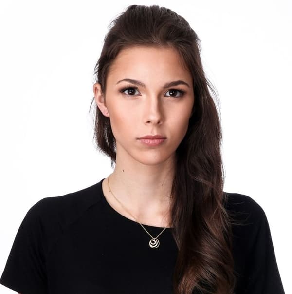 ORPHELIA-Halsband med hänge för kvinnor i 925 Sterling Silver Guld-Tone-ZH-7084-2