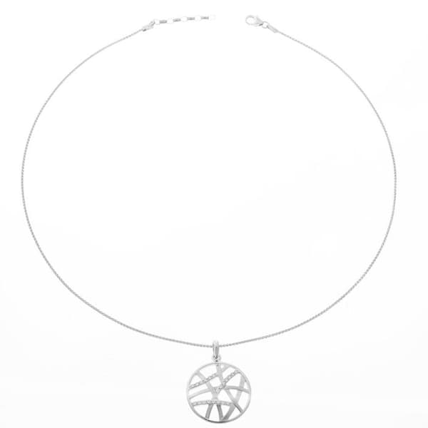 ORPHELIA-Hänge Halsband för kvinnor i 925 Sterling Silver Silver-ZH-7098