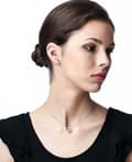 Miniatyrbild 4 av 4: ORPHELIA-Hänge Halsband för kvinnor i 925 Sterling Silver Silver-ZH-7122