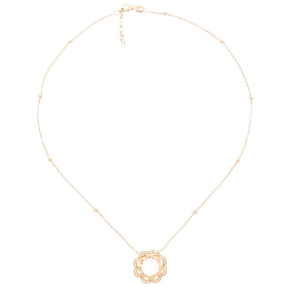 ORPHELIA-Rosegold 925 Sterling Silver Damhänge Halsband-ZH-7127-RG