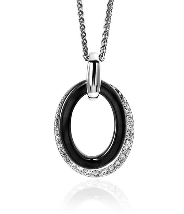 ORPHELIA-Hänge Halsband för kvinnor i 925 Sterling Silver Silver-ZH-7067