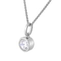 Miniatyrbild 1 av 4: ORPHELIA-Vit 925 Sterling Silver Damhänge-ZH-7011