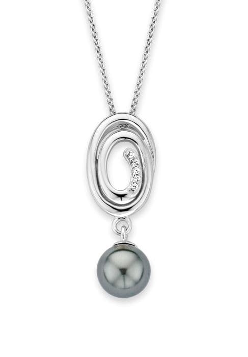 ORPHELIA-Hänge Halsband för kvinnor i 925 Sterling Silver Silver-ZH-7116
