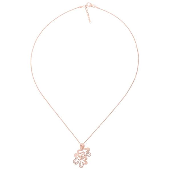 ORPHELIA-Halsband med hänge för kvinnor i 925 Sterling Silver Rosegold-ZH-7077-1