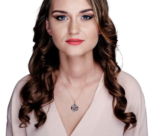 ORPHELIA-Halsband med hänge för kvinnor i 925 Sterling Silver Rosegold-ZH-7079-1