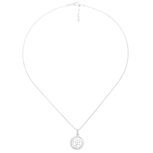 ORPHELIA-Hänge Halsband för kvinnor i 925 Sterling Silver Silver-ZH-7089