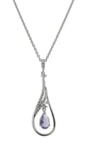 Miniatyrbild 2 av 4: ORPHELIA-925 Sterling Silver Damhänge Silver-ZH-7037
