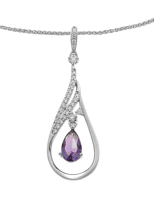 ORPHELIA-925 Sterling Silver Damhänge Silver-ZH-7037