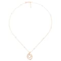 Miniatyrbild 2 av 4: ORPHELIA-Rosegold 925 Sterling Silver Damhänge Halsband-ZH-7114-RG
