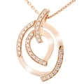Miniatyrbild 1 av 4: ORPHELIA-Rosegold 925 Sterling Silver Damhänge Halsband-ZH-7114-RG