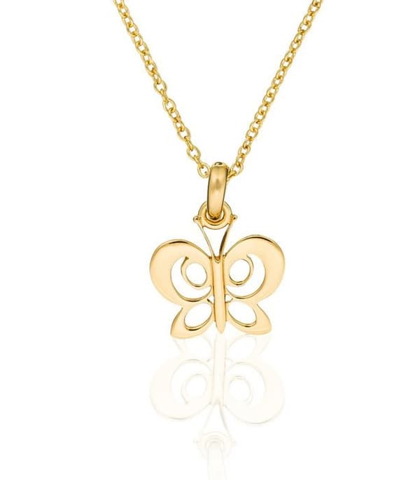 ORPHELIA-Halsband med hänge för kvinnor i 925 Sterling Silver Guld-Tone-ZH-7074-1