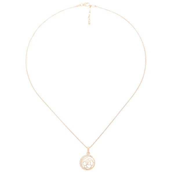 ORPHELIA-Halsband med hänge för kvinnor i 925 Sterling Silver Rosegold-ZH-7089-1