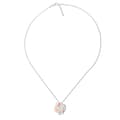 Miniatyrbild 2 av 4: ORPHELIA-925 Sterling Silver Damhänge Halsband Silver-rosegold-ZH-7091-1