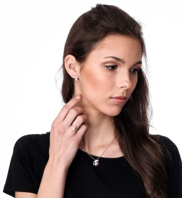 ORPHELIA-925 Sterling Silver Halsband för kvinnor -ZH-7117
