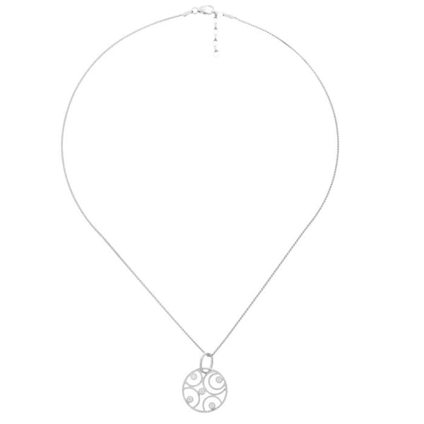 ORPHELIA-Hänge Halsband för kvinnor i 925 Sterling Silver Silver-ZH-7078