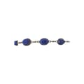 Pikkukuva 2 / 6: Lapis Lazuli -korusetti 925 hopeaa: kaulakoru (säädettävä 47 cm) ja rannekoru (17 cm)