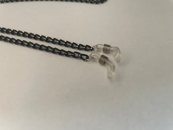 Senilsnöre Glasögonsnöre Glasögonkedja Glasögonsnodd - Svart