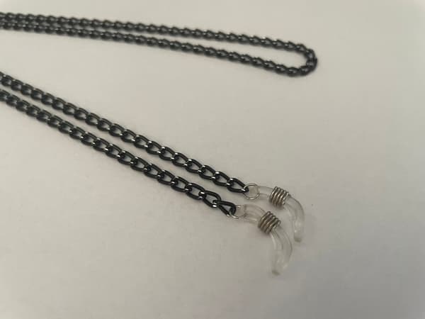 Senilsnöre Glasögonsnöre Glasögonkedja Glasögonsnodd - Svart