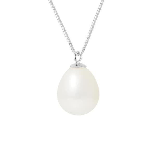 Halsband - Perlinea - AAA+ Freshwater Cultured Pearl - Natural White - 925 Silver - 42 cm