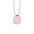 Miniatyrbild 1 av 3: Halsband - LOVA LOLA VAN DER KEEN - LINEA MODA - Äkta rosa kristall - 925 Sterling Silver - Rose Gold