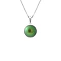 Miniatyrbild 1 av 4: Halsband - Perlinea - AAA+ Freshwater Cultured Pearl - Intense Green - 925 Silver - 42 cm