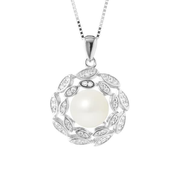 Halsband - PERLINEA - Corolle - AAA+ Freshwater Cultured Pearl - 925 Silver - 42 cm
