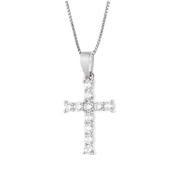 Korshalsband - LOVA LOLA VAN DER KEEN - 925 Sterling Silver - Cubic Zirconia - Längd 42 cm